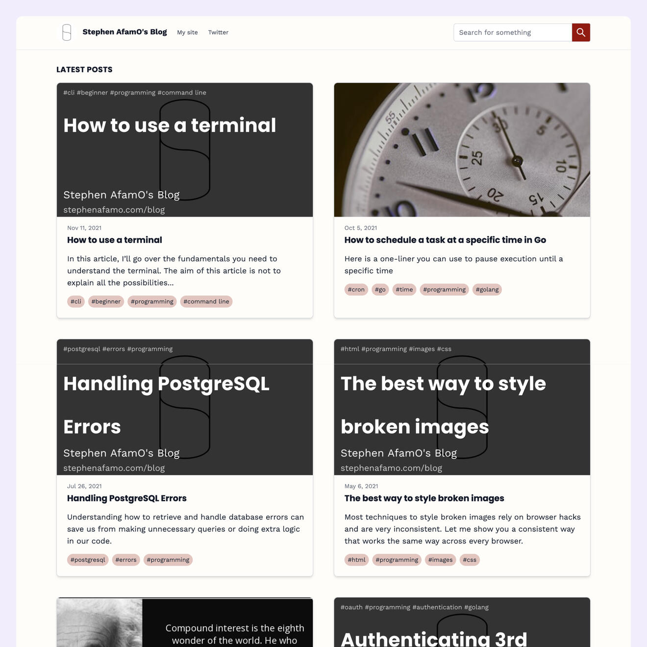 Stephen AfamO's Blog My site